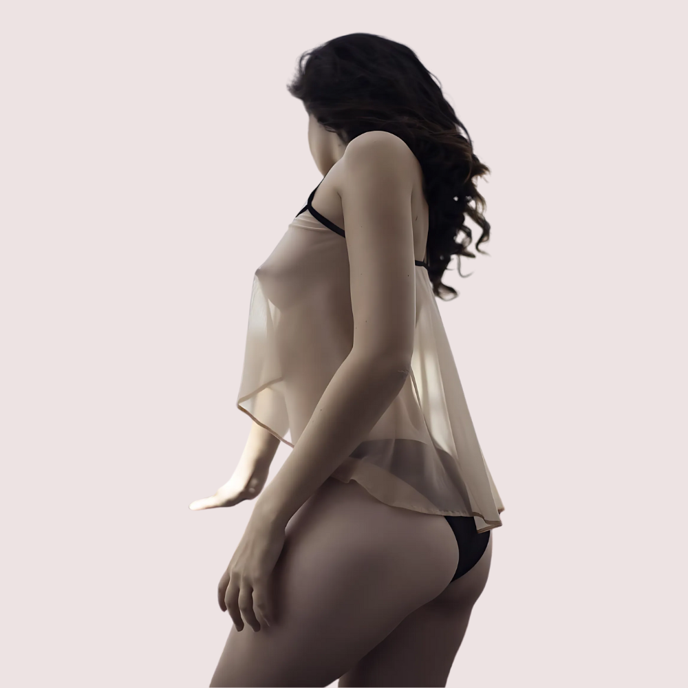 Noir Desire See-Through Cami